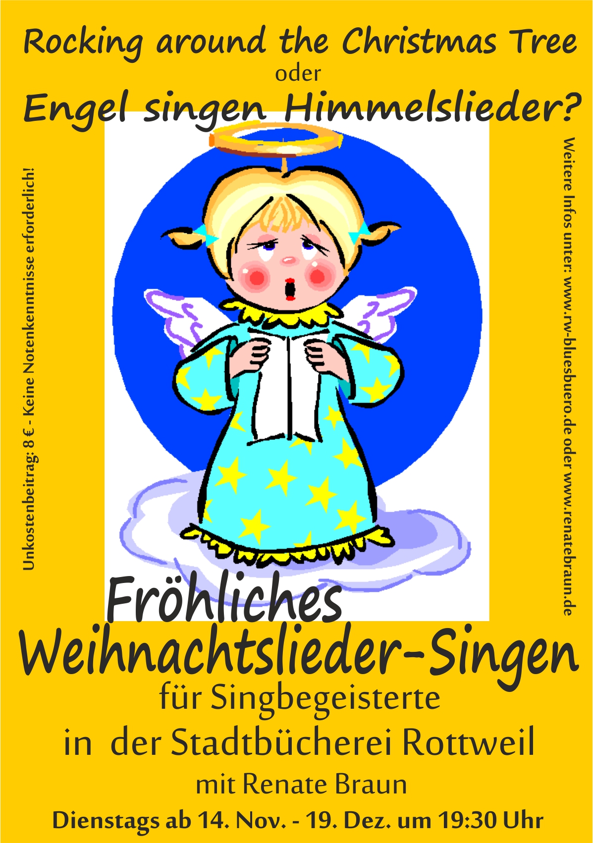 Fröhliches Weihnachtslieder-Singen