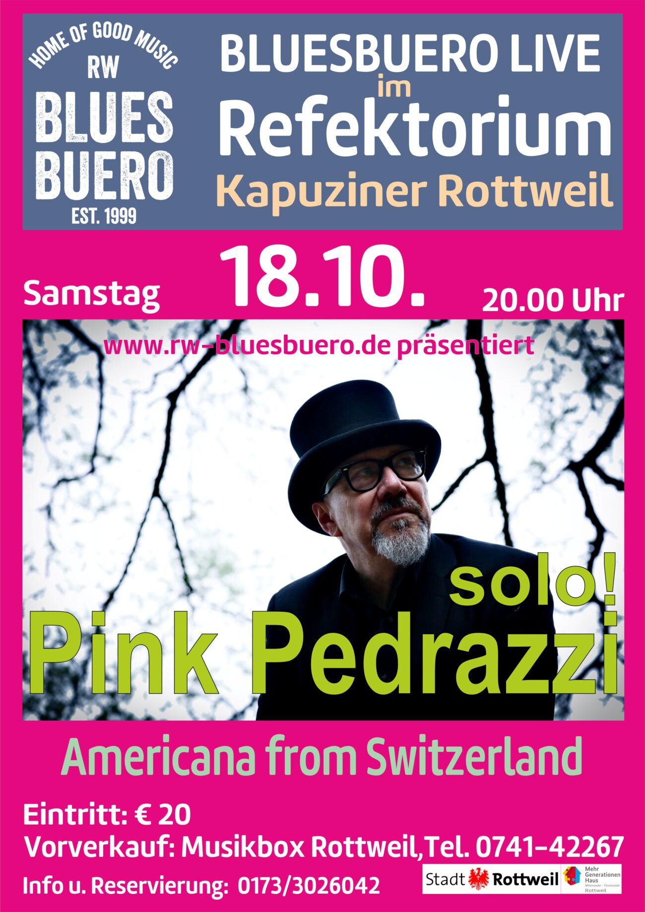 Pink Pedrazzi – Singer/Songwriter