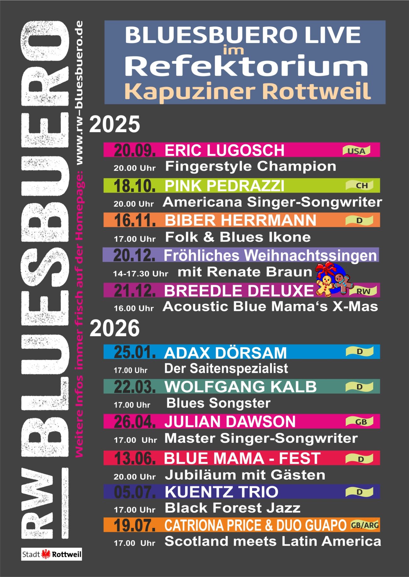RW-BLUESBUERO Programm 2025/26