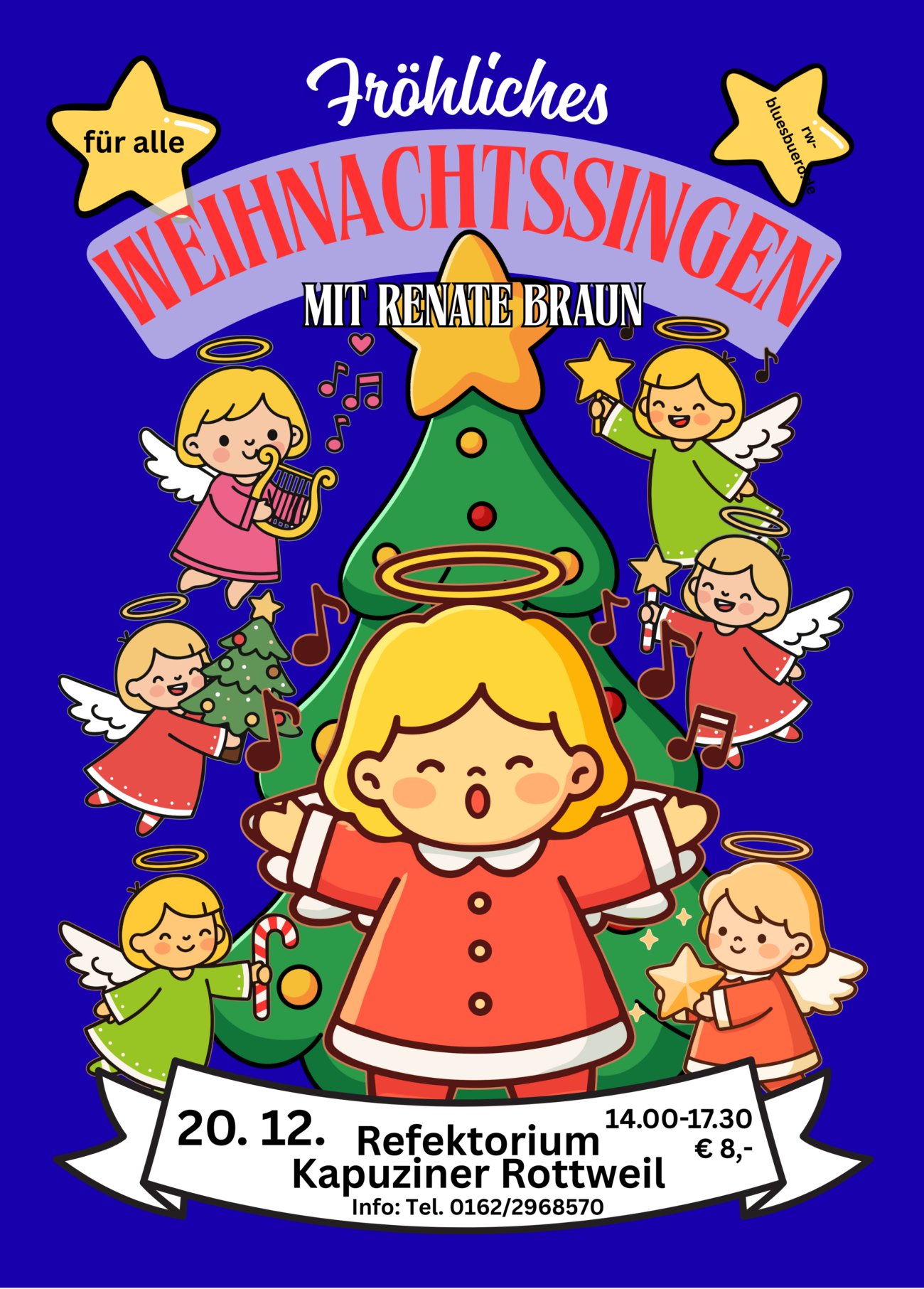 Fröhliches Weihnachtssingen im Refektorium