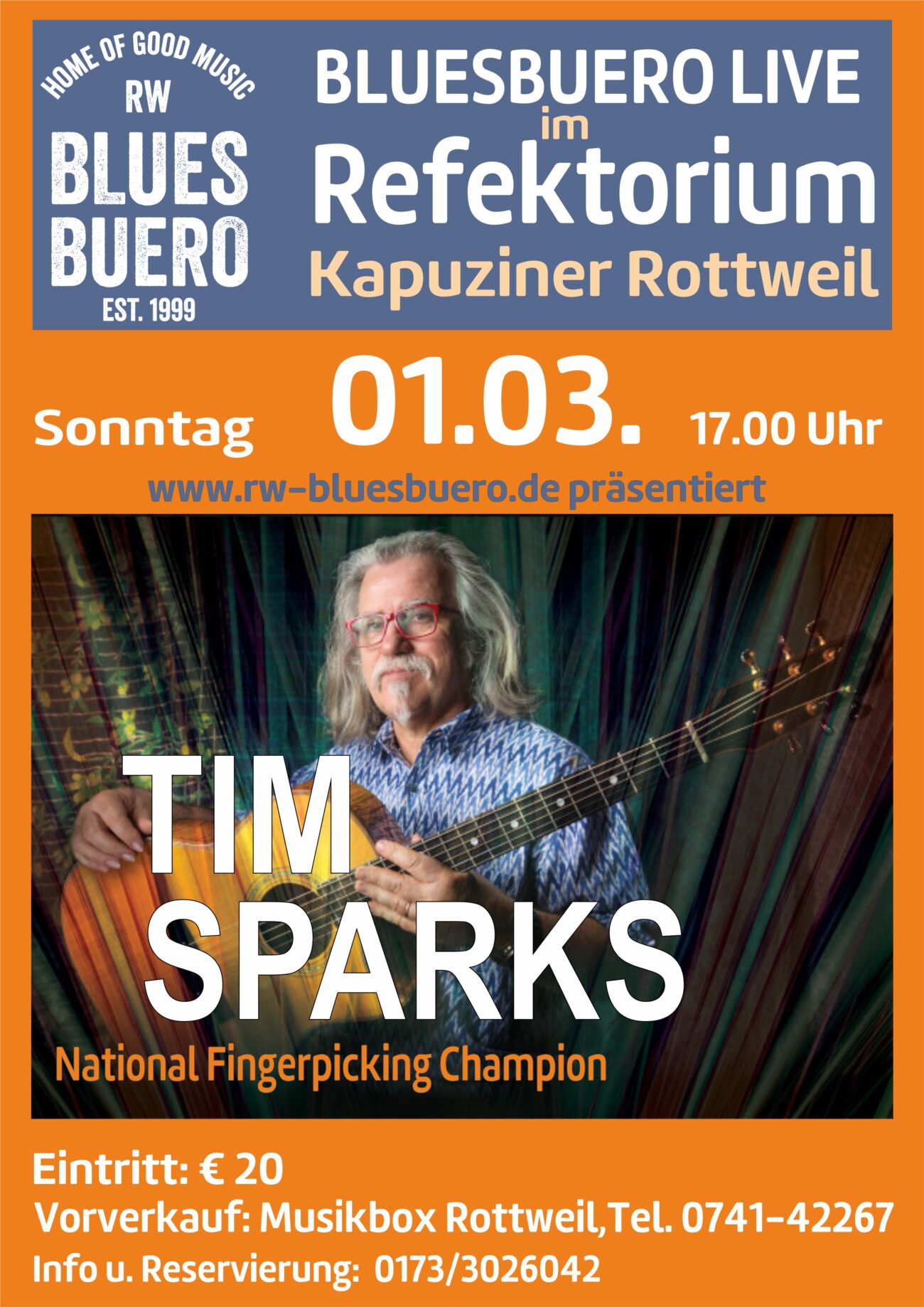 National Fingerpicking Champion Tim Sparks